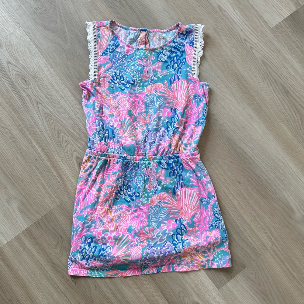 Lilly Pulitzer Girls Mini Agee Romper L